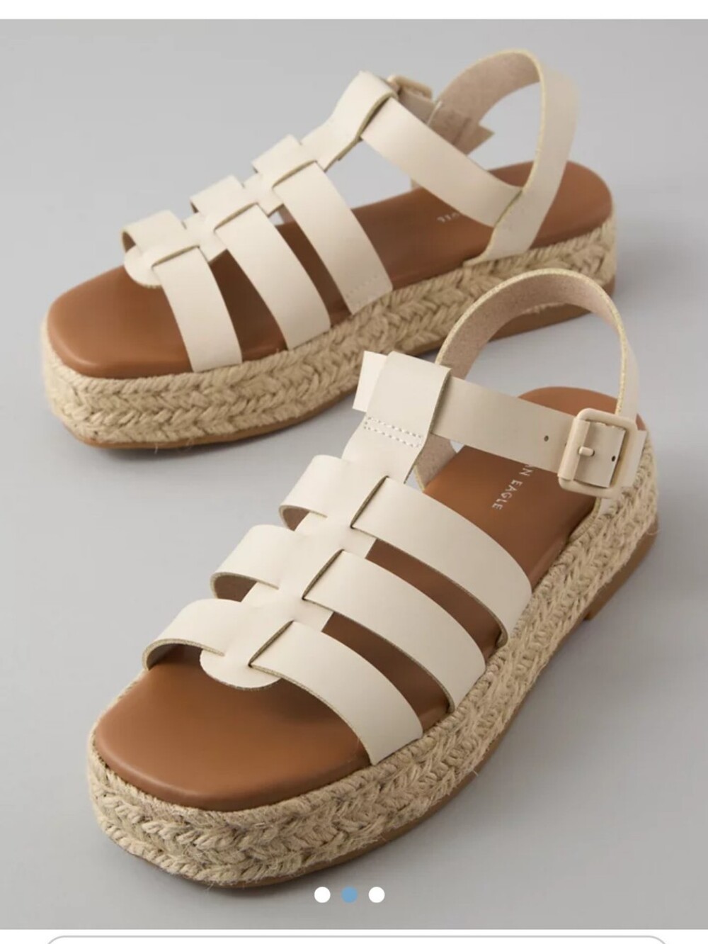 AE Vegan Leather Fisherman Sandal, Size 9